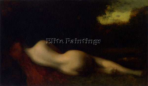 JEAN-JACQUES HENNER  NUDE ARTIST PAINTING REPRODUCTION HANDMADE OIL CANVAS REPRO