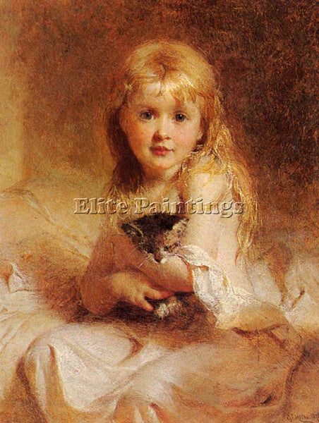 GEORGE ELGAR HICKS  YOUNG COMPANIONS ARTIST PAINTING REPRODUCTION HANDMADE OIL