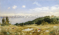JOHN WILLIAM HILL THE PALISADES ARTIST PAINTING REPRODUCTION HANDMADE OIL CANVAS