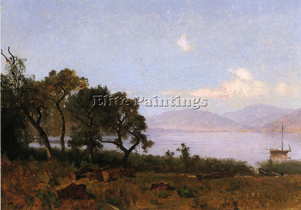 THOMAS HILL MORNING CLEAR LAKE ARTIST PAINTING REPRODUCTION HANDMADE OIL CANVAS