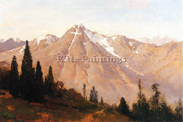 THOMAS HILL MOUNTAIN OF THE HOLY CROSS ARTIST PAINTING REPRODUCTION HANDMADE OIL