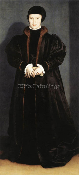 HANS HOLBEIN THE YOUNGER CHRISTINA OF DENMARK DUCCHESS OF MILAN ARTIST PAINTING