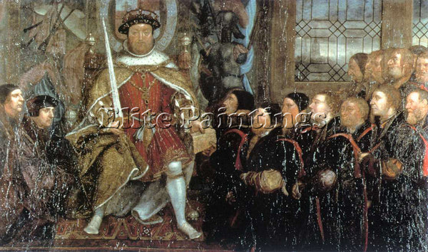HANS HOLBEIN THE YOUNGER HENRY VIII AND THE BARBER SURGEONS2 ARTIST PAINTING OIL