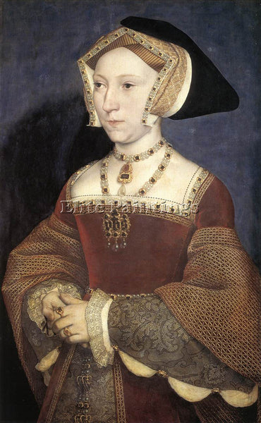 HANS HOLBEIN THE YOUNGER JANE SEYMOUR QUEEN OF ENGLAND ARTIST PAINTING HANDMADE