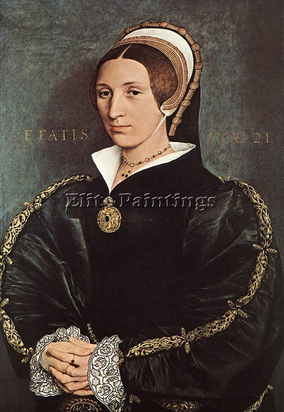 HANS HOLBEIN THE YOUNGER PORTRAIT OF CATHERINE HOWARD ARTIST PAINTING HANDMADE