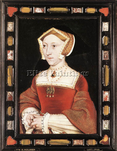 HANS HOLBEIN THE YOUNGER PORTRAIT OF JANE SEYMOUR ARTIST PAINTING REPRODUCTION