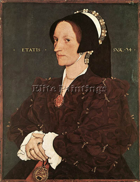 HANS HOLBEIN THE YOUNGER PORTRAIT OF MARGARET WYATT LADY LEE ARTIST PAINTING OIL