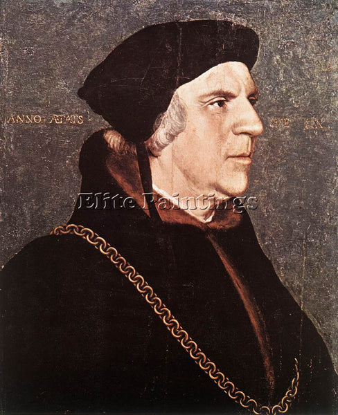 HANS HOLBEIN THE YOUNGER PORTRAIT OF SIR WILLIAM BUTTS ARTIST PAINTING HANDMADE