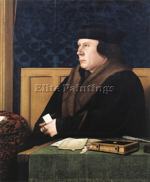 HANS HOLBEIN THE YOUNGER PORTRAIT OF THOMAS CROMWELL ARTIST PAINTING HANDMADE