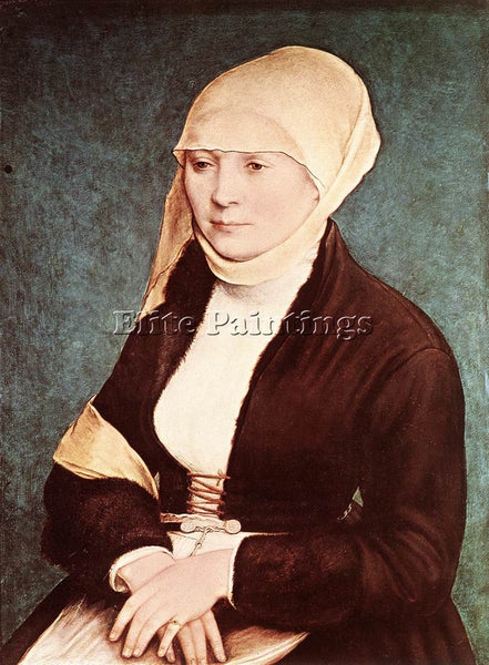 HANS HOLBEIN THE YOUNGER PORTRAIT OF THE ARTIST S WIFE ARTIST PAINTING HANDMADE