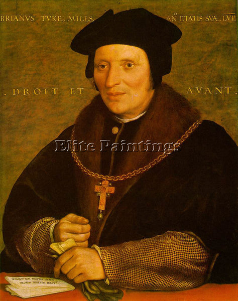HANS HOLBEIN THE YOUNGER SIR BRIAN TUKE ARTIST PAINTING REPRODUCTION HANDMADE