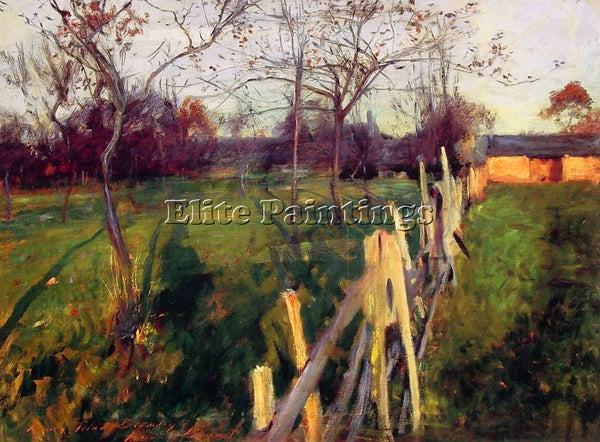 JOHN SINGER SARGENT HOME FIELDS ARTIST PAINTING REPRODUCTION HANDMADE OIL CANVAS