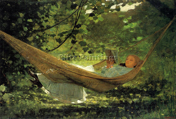 WINSLOW HOMER SUNLIGHT AND SHADOW ARTIST PAINTING REPRODUCTION HANDMADE OIL DECO