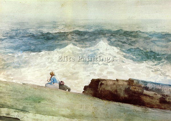 WINSLOW HOMER THE NORTHEASTER ARTIST PAINTING REPRODUCTION HANDMADE CANVAS REPRO