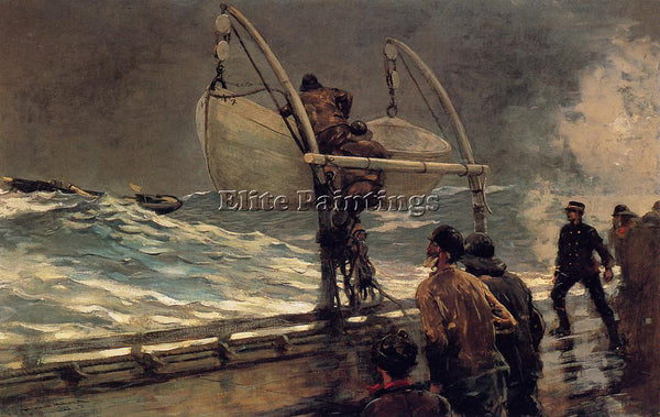 WINSLOW HOMER THE SIGNAL OF DISTRESS ARTIST PAINTING REPRODUCTION HANDMADE OIL