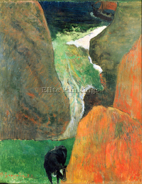 GAUGUIN HOVER ABOVE THE ABYSS ARTIST PAINTING REPRODUCTION HANDMADE CANVAS REPRO