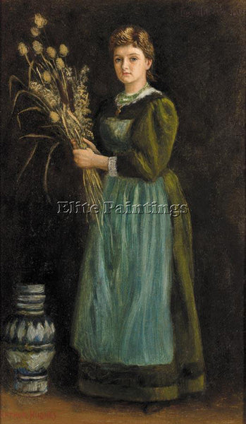 ARTHUR HUGHES LUCY HILL 2 ARTIST PAINTING REPRODUCTION HANDMADE OIL CANVAS REPRO
