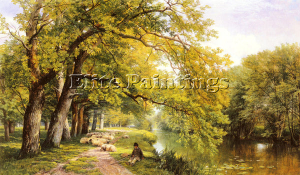 FREDERICK WILLIAM HULME AT OCKHAM SURREY IN SUMMER ARTIST PAINTING REPRODUCTION