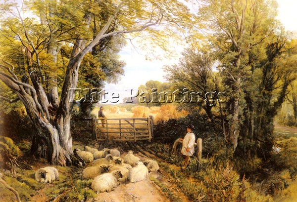 FREDERICK WILLIAM HULME LANDSCAPE IN WALES ARTIST PAINTING REPRODUCTION HANDMADE