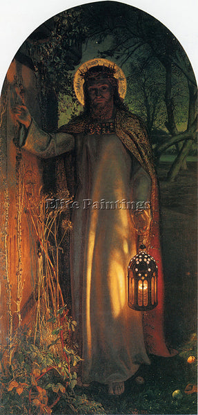 WILLIAM HOLMAN HUNT HUNT W H THE LIGHT OF THE WORLD ARTIST PAINTING REPRODUCTION