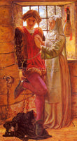 WILLIAM HOLMAN HUNT CLAUDIO AND ISABELLA ARTIST PAINTING REPRODUCTION HANDMADE