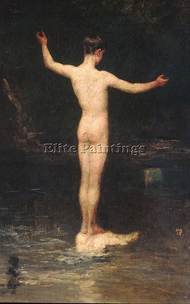 WILLIAM MORRIS HUNT THE BATHERS ARTIST PAINTING REPRODUCTION HANDMADE OIL CANVAS