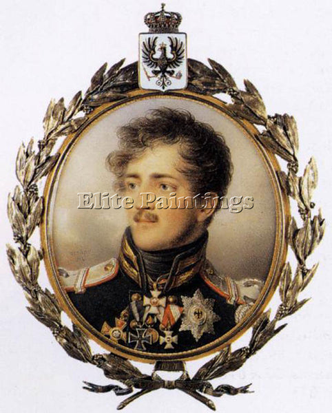 FRENCH ISABEY JEAN BAPTIST PRINCE AUGUST OF PRUSSIA ARTIST PAINTING REPRODUCTION