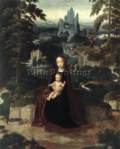 ADRIAEN ISENBRANDT REST DURING THE FLIGHT TO EGYPT ARTIST PAINTING REPRODUCTION