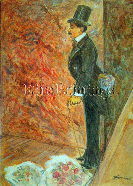 FORAIN IN THE WINGS ARTIST PAINTING REPRODUCTION HANDMADE CANVAS REPRO WALL DECO