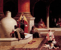 IN THE HAREM ARTIST PAINTING REPRODUCTION HANDMADE OIL CANVAS REPRO WALL  DECO
