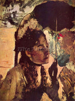 DEGAS IN THE TUILERIES WOMAN WITH PARASOL ARTIST PAINTING REPRODUCTION HANDMADE