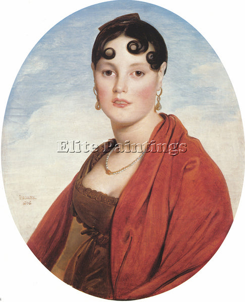 JEAN AUGUSTE DOMINIQUE INGRES MADAME AYMON ARTIST PAINTING REPRODUCTION HANDMADE