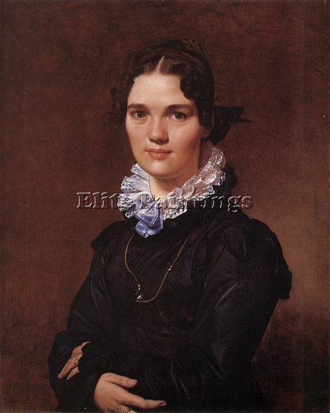 AUGUSTE DOMINIQUE INGRES MADEMOISELLE JEANNE SUZANNE CATHERINE GONIN OIL CANVAS