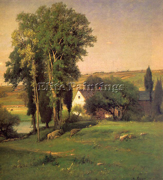 AMERICAN INNESS GEORGE AMERICAN 1825 1894 3 ARTIST PAINTING HANDMADE OIL CANVAS
