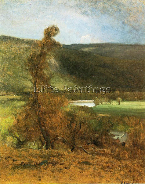 GEORGE INNESS NORTH CONWAY WHITE HORSE LEDGE ARTIST PAINTING HANDMADE OIL CANVAS