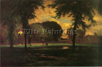 GEORGE INNESS THE PASTURE ARTIST PAINTING REPRODUCTION HANDMADE OIL CANVAS REPRO