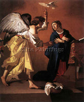 BELGIAN JANSSENS JAN THE ANNUNCIATION ARTIST PAINTING REPRODUCTION HANDMADE OIL