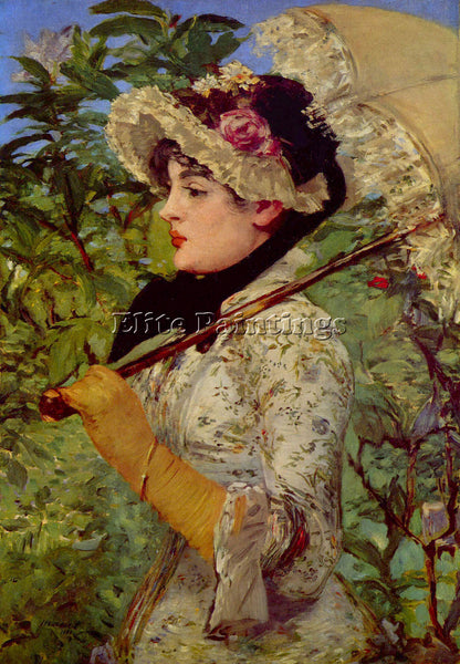 MANET JEANNE BY EDOUARD MANET ARTIST PAINTING REPRODUCTION HANDMADE CANVAS REPRO