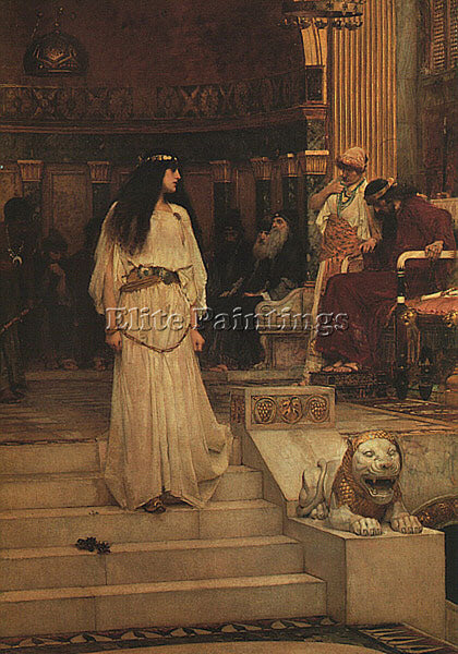 JOHN WILLIAM WATERHOUSE WATE10 ARTIST PAINTING REPRODUCTION HANDMADE OIL CANVAS