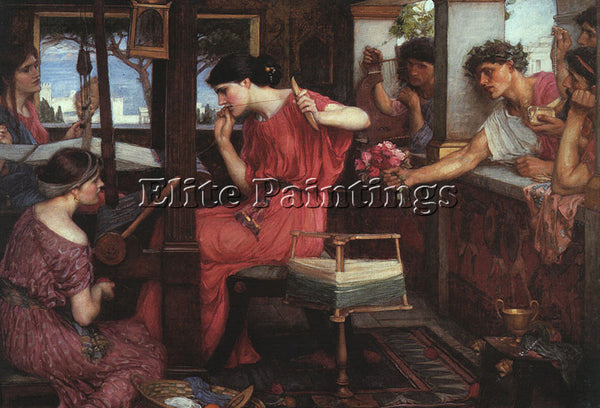 JOHN WILLIAM WATERHOUSE WATE14 ARTIST PAINTING REPRODUCTION HANDMADE OIL CANVAS