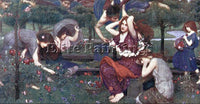 JOHN WILLIAM WATERHOUSE  FLORA AND THE ZEPHYRS JW ARTIST PAINTING REPRODUCTION