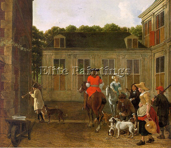 DUTCH JONGH LUDOLF DE DUTCH 1616 1679 1 ARTIST PAINTING REPRODUCTION HANDMADE