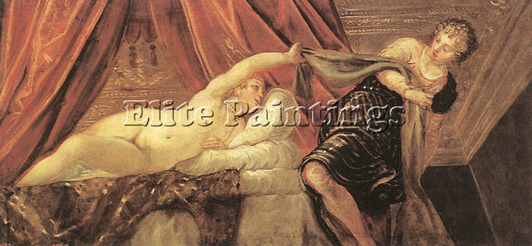 JACOPO ROBUSTI TINTORETTO JOSEPH AND POTIPHARS WIFE ARTIST PAINTING REPRODUCTION