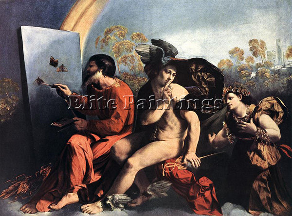 DOSSO DOSSI JUPITER MERCURY AND THE VIRTUE ARTIST PAINTING REPRODUCTION HANDMADE