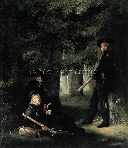 GEORG FRIEDRICH KERSTING ON OUTPOST DUTY ARTIST PAINTING REPRODUCTION HANDMADE
