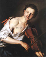 JAN KUPECKY YOUNG MAN WITH A VIOLIN ARTIST PAINTING REPRODUCTION HANDMADE OIL