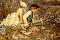 FREDERICK HENDRIK KAEMMERER AN AFTERNOON OF FISHING ARTIST PAINTING REPRODUCTION