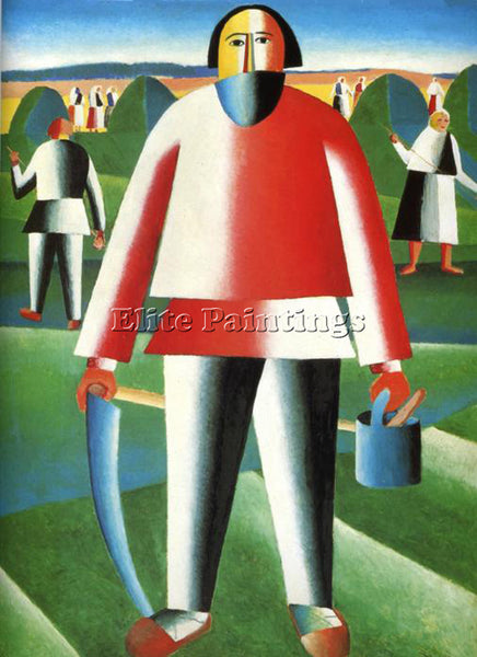 KAZIMIR MALEVICH MALE15 ARTIST PAINTING REPRODUCTION HANDMADE CANVAS REPRO WALL