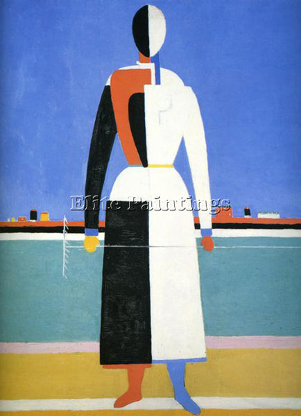 KAZIMIR MALEVICH MALE19 ARTIST PAINTING REPRODUCTION HANDMADE CANVAS REPRO WALL