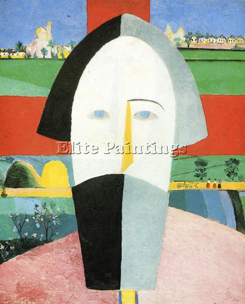 KAZIMIR MALEVICH MALE23 ARTIST PAINTING REPRODUCTION HANDMADE CANVAS REPRO WALL